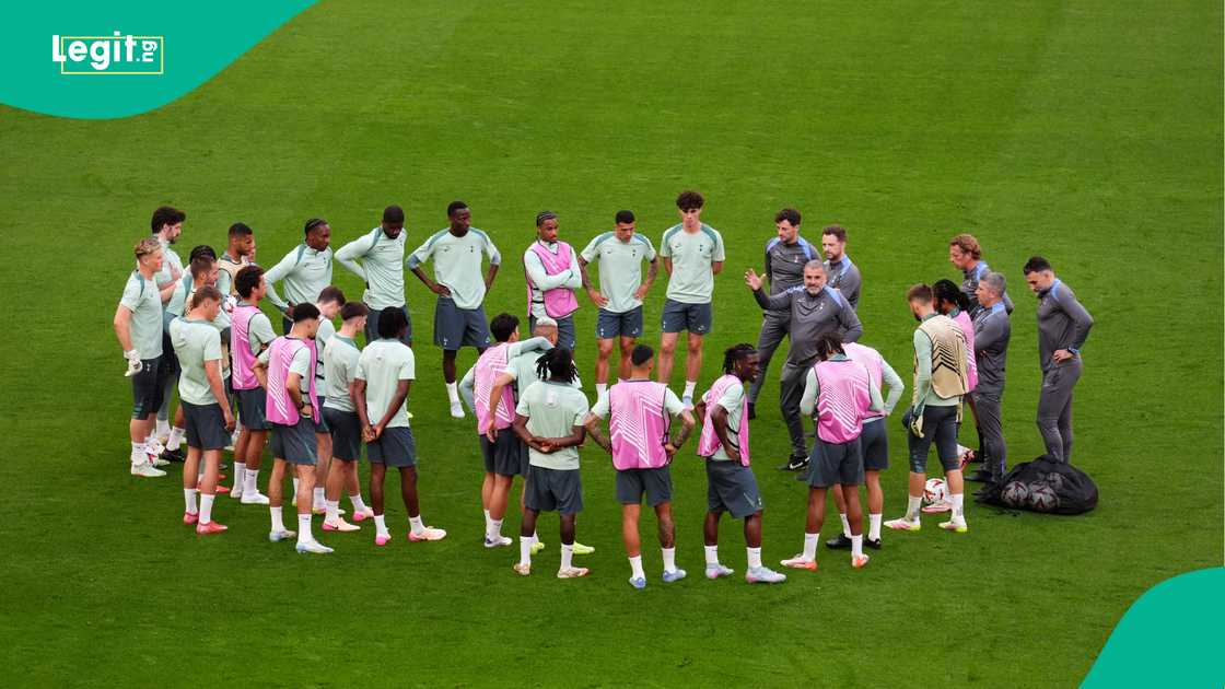 Ange Postecoglou, Tottenham Hotspur, Manchester United, Heung-min Son, UEFA Europa League final. Ange Postecoglou, Tottenham Hotspur, Manchester United, Heung-min Son, UEFA Europa League final.