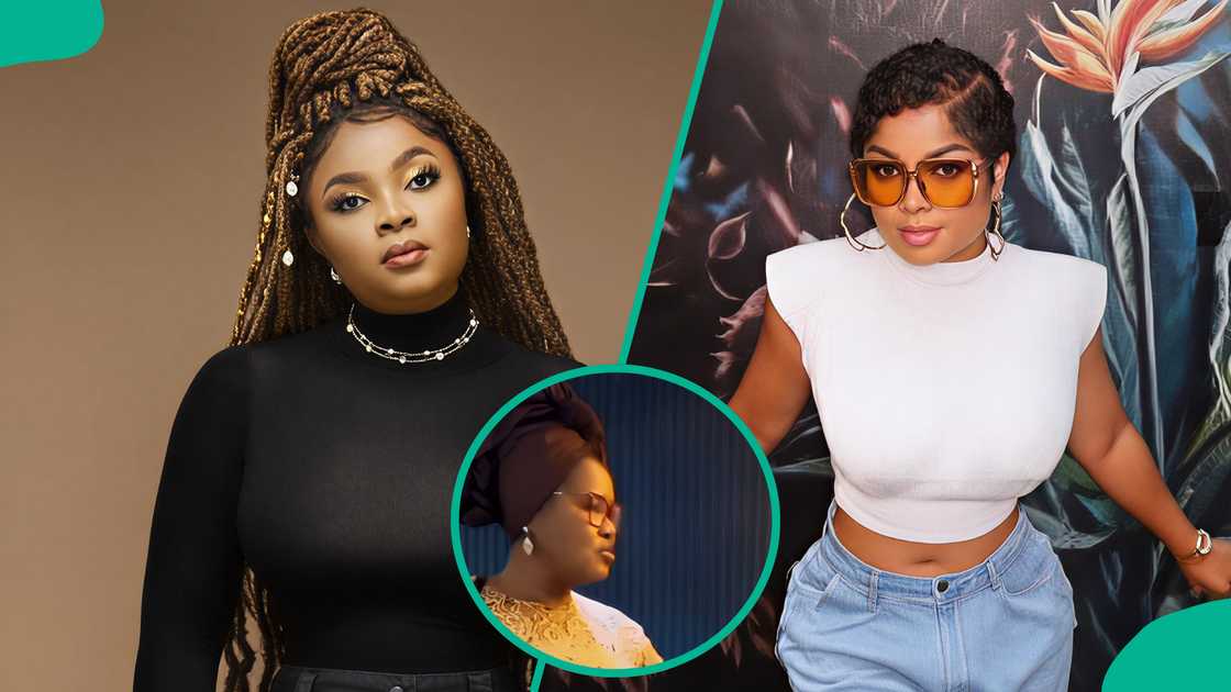 Bimbo Ademoye's mother visit her on movie location, video trends