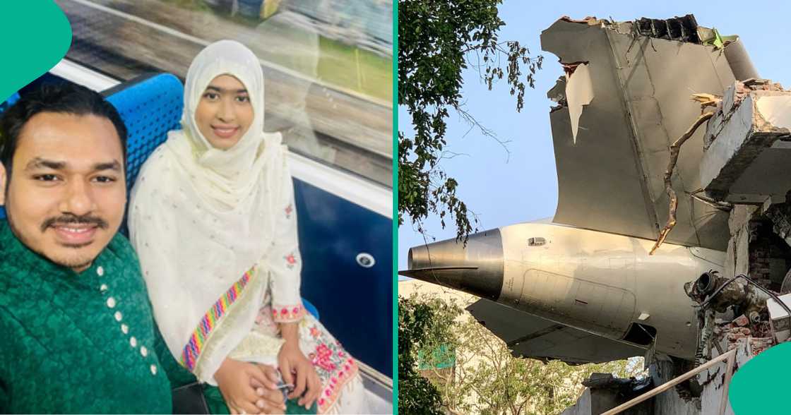 Lady narrates how she and her husband ended up not entering Air India airline as plane crashes with over 200 on board Lady narrates how she and her husband ended up not entering Air India airline as plane crashes with over 200 on board