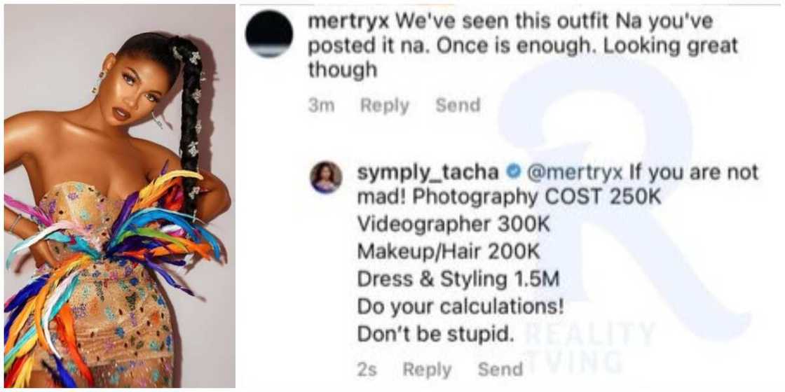 Tacha/BBNaija star/luxury fashion. Tacha/BBNaija star/luxury fashion.