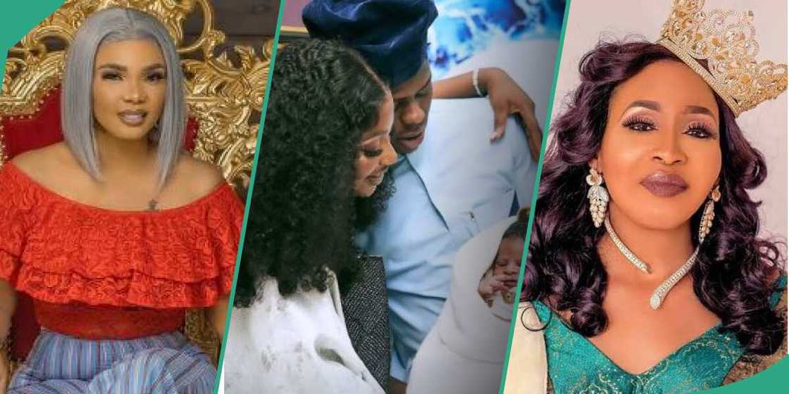 Actress Iyabi Ojo with Mohbad's family and Kemi Olnloyo Actress Iyabi Ojo with Mohbad's family and Kemi Olnloyo