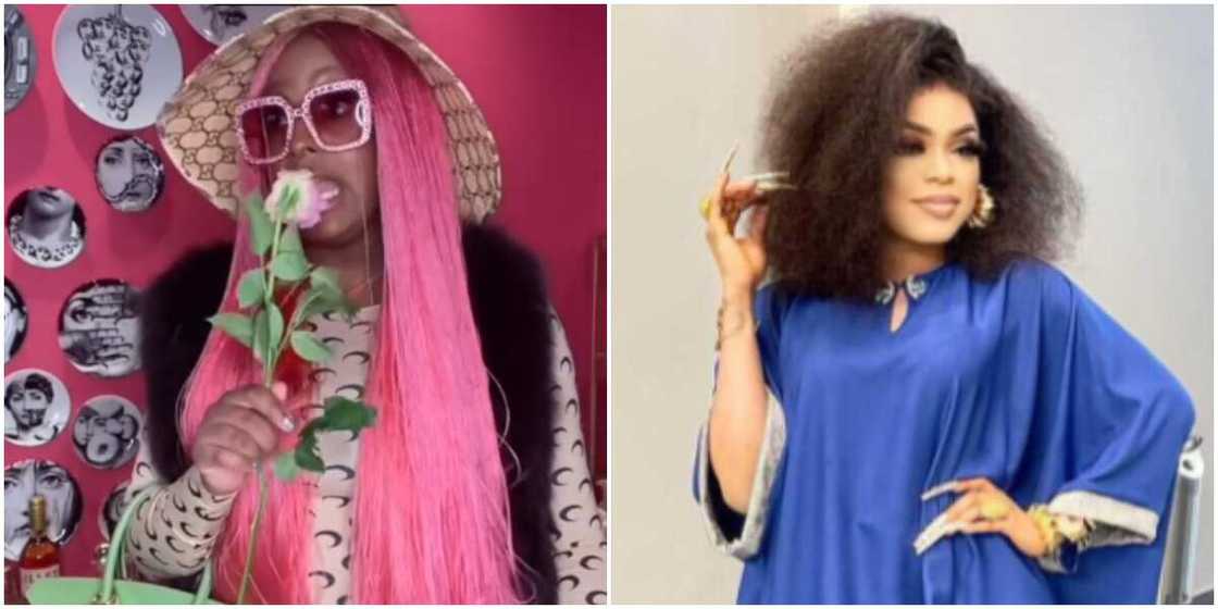 E choke: Hilarious reactions as DJ Cuppy channels her inner Bobrisky in a TikTok video E choke: Hilarious reactions as DJ Cuppy channels her inner Bobrisky in a TikTok video