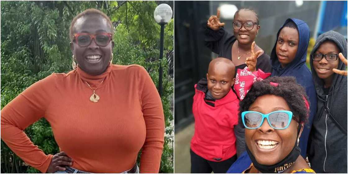 OAP Lolo and her kids OAP Lolo and her kids