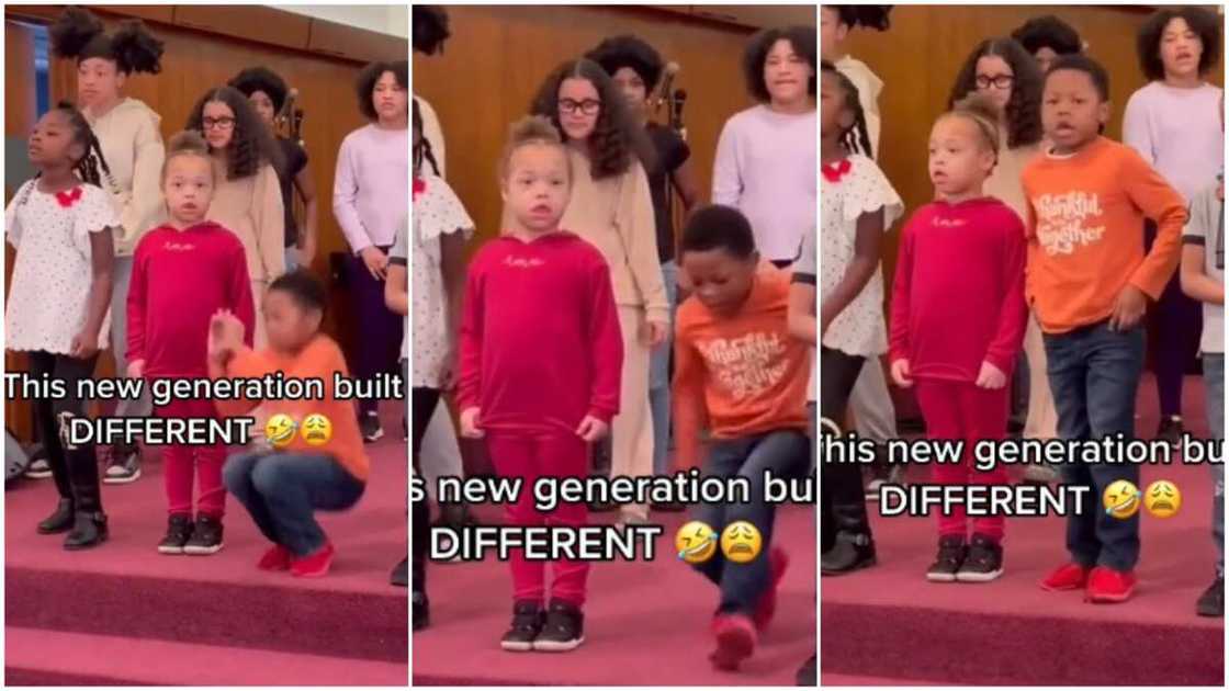 Young boy surprises church with dance moves Young boy surprises church with dance moves