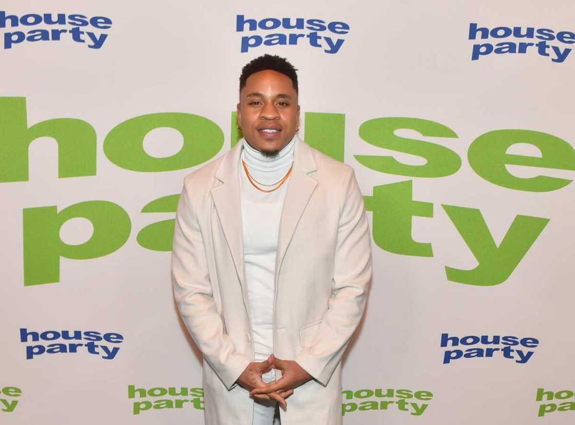 Olurotimi Akinosho aka Rotimi attends House Party Red Carpet Screening at Regal Atlantic Station in Atlanta