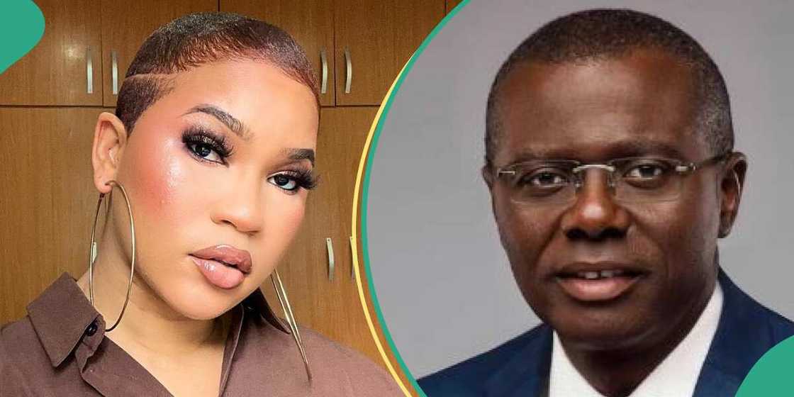 Diiadem refutes dating governor Sanwo-Olu.