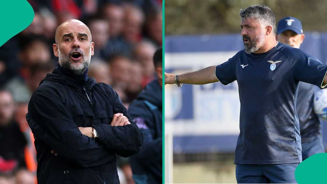 Pep Guardiola, Gennaro Gattuso, Italy, World Cup, FIFA, Football.
