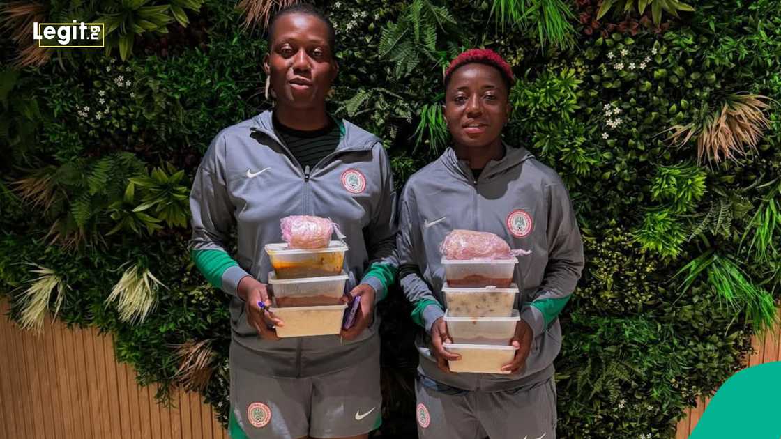 Deborah Abiodun, Chiamaka Nnadozie, Super Falcons, Nigeria, Asisat Oshoala. Deborah Abiodun, Chiamaka Nnadozie, Super Falcons, Nigeria, Asisat Oshoala.