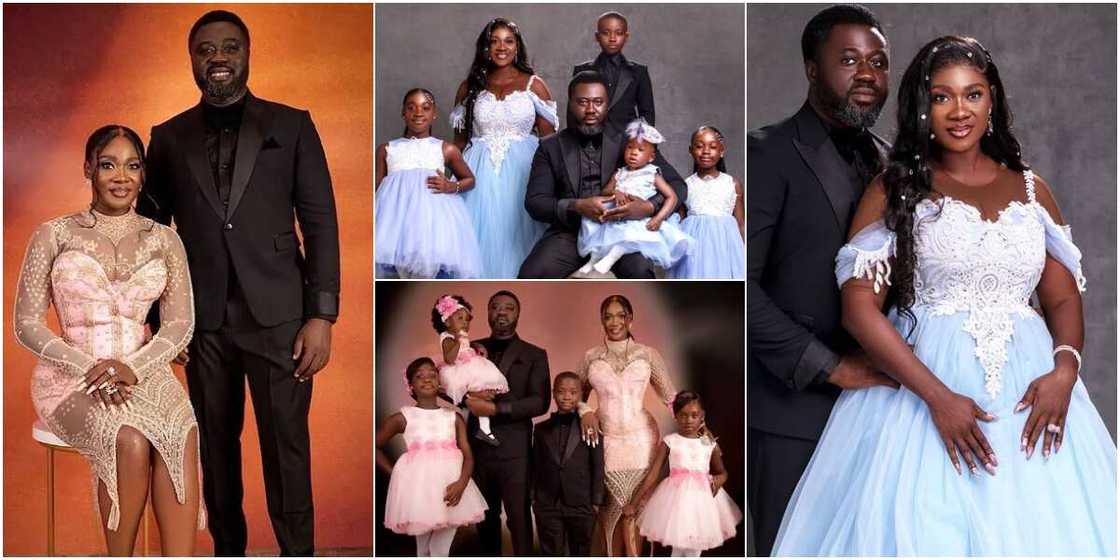 Mercy Johnson and her family Mercy Johnson and her family