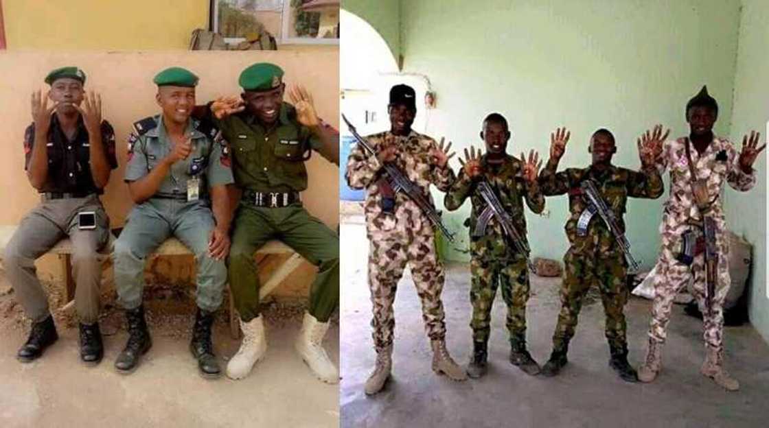 Yan sanda sun arce yayin da sojoji suka kutsa caji ofis a Osun Yan sanda sun arce yayin da sojoji suka kutsa caji ofis a Osun