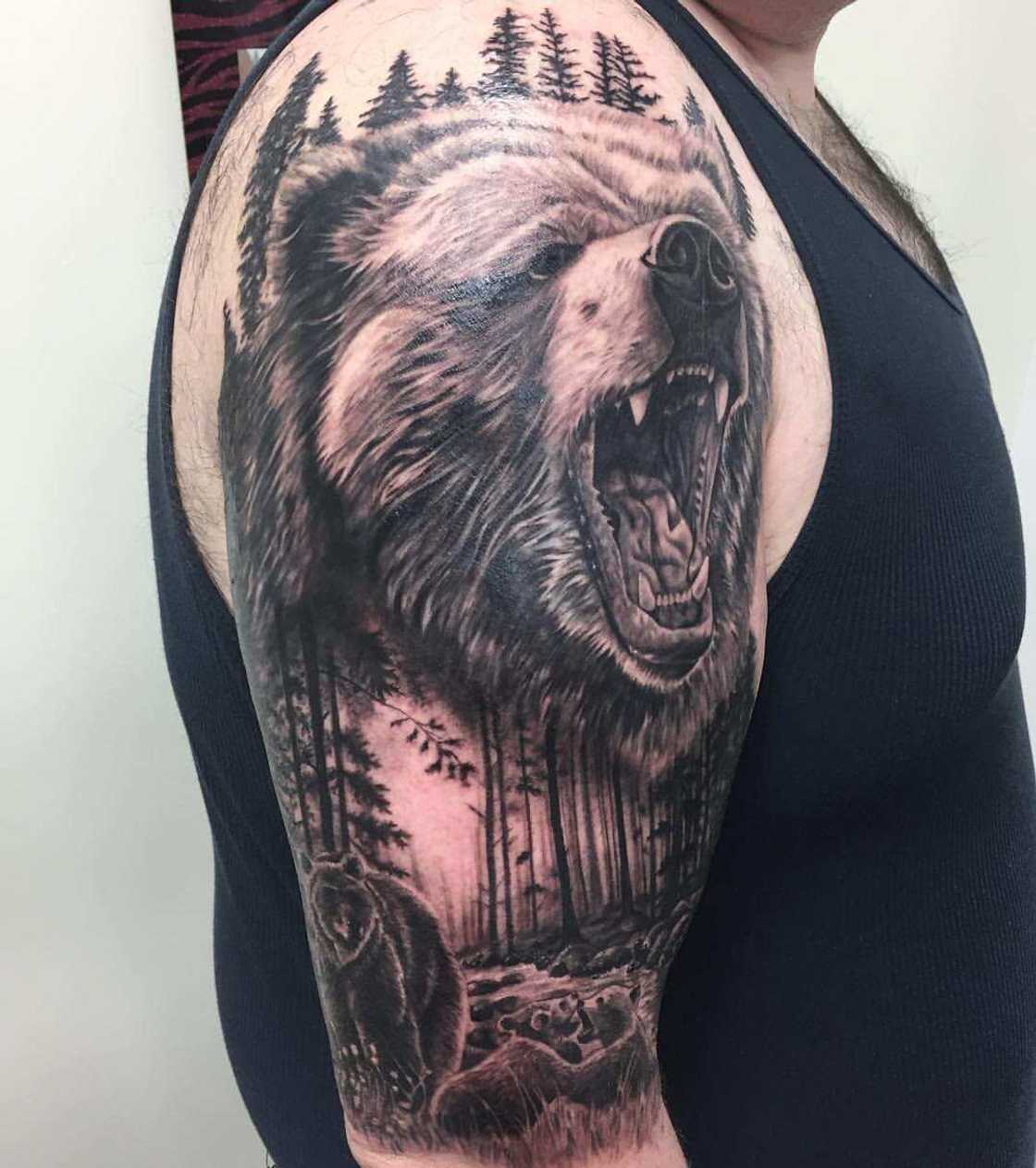 grizzly bear tattoo grizzly bear tattoo
