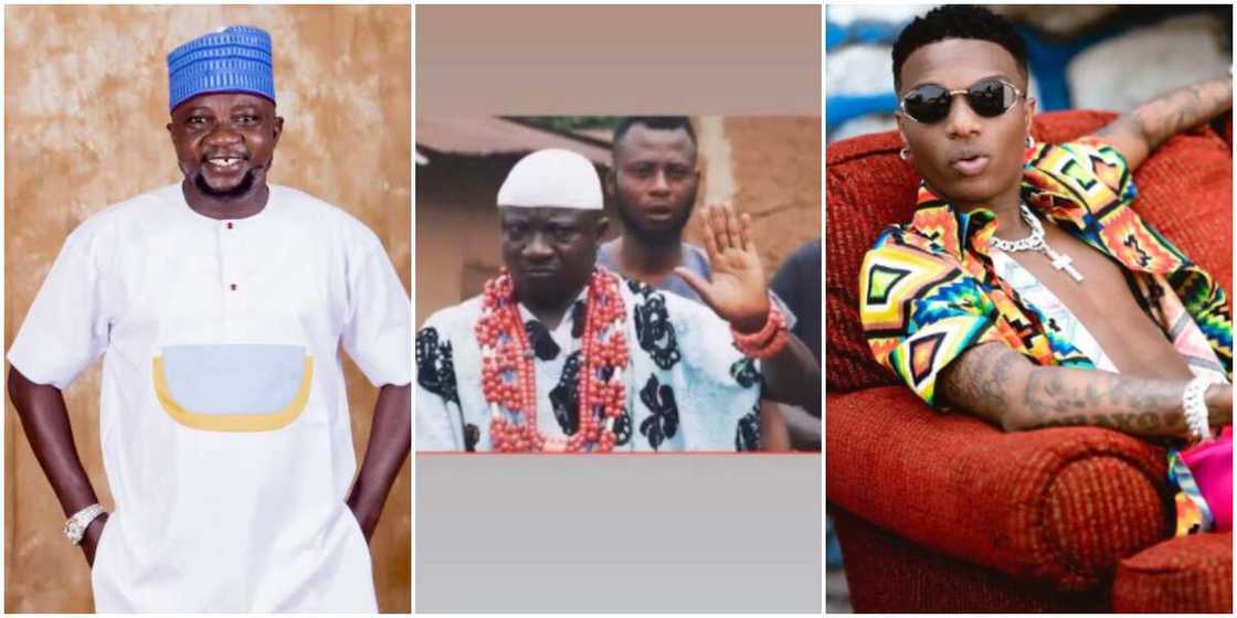 Comic actor Sanyeri, Wizkid. Comic actor Sanyeri, Wizkid.