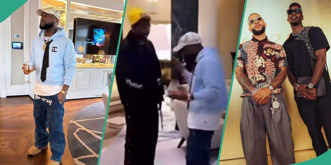 Videos of David and Paul Pogba linking up at Memphis Depay's 29th birthday trend online Videos of David and Paul Pogba linking up at Memphis Depay's 29th birthday trend online