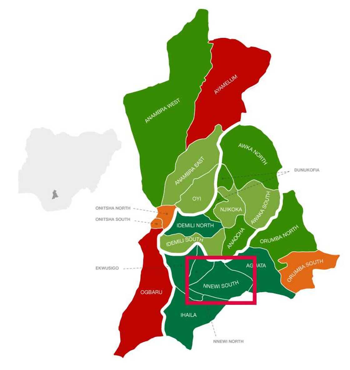 Nnewi South location Nnewi South location