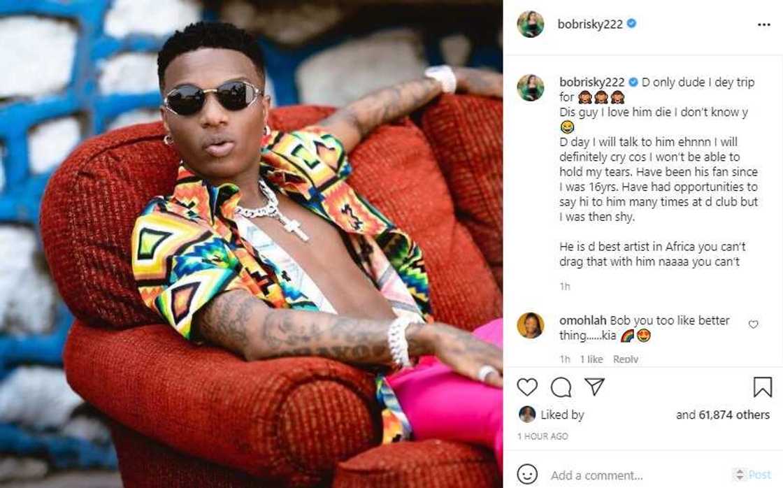 Screenshot of Bobrisky's post on Instagram. Screenshot of Bobrisky's post on Instagram.