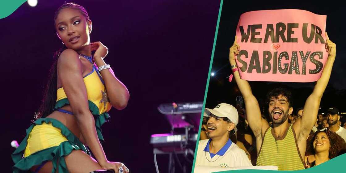 Fans show love to Ayra Starr in Brazil. Fans show love to Ayra Starr in Brazil.