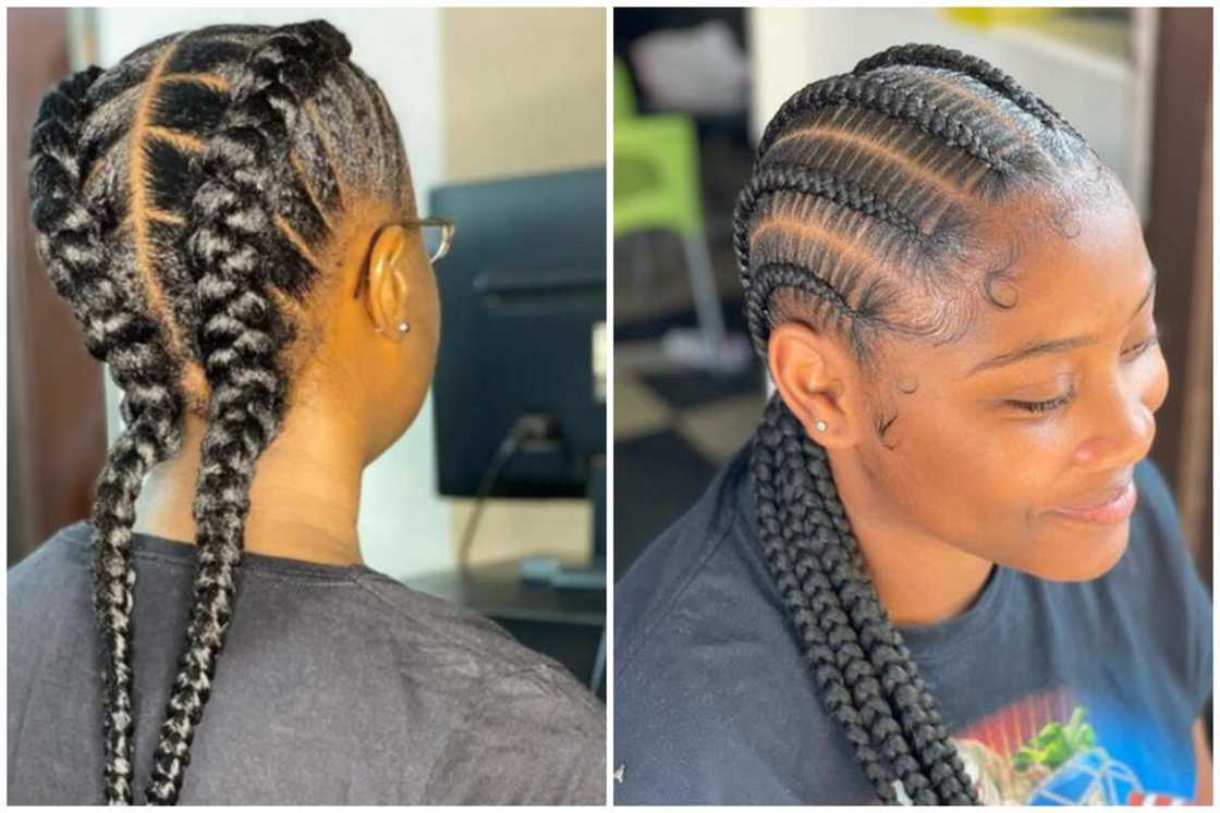 Jumbo stitch braids Jumbo stitch braids