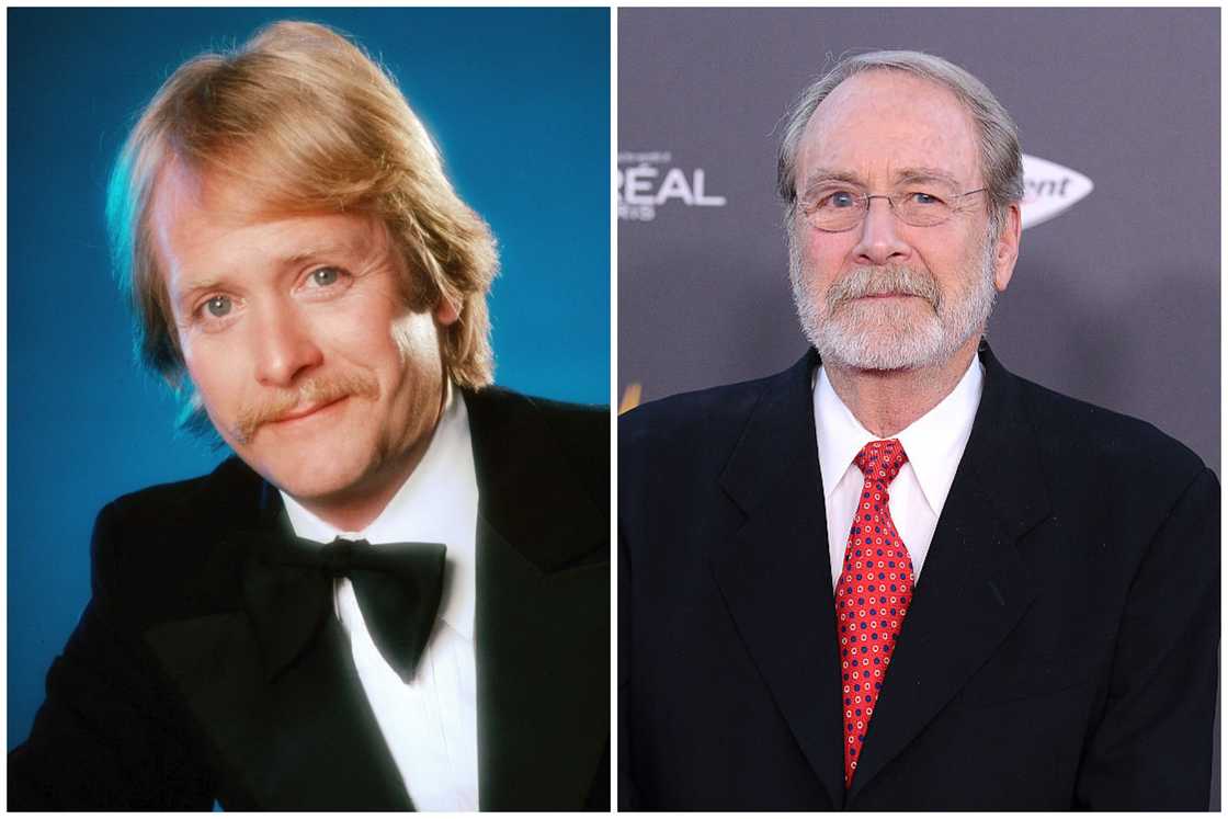 Actor Martin Mull poses for a portrait photo (L). Mull attends an event at the Pacific Design Center (R)