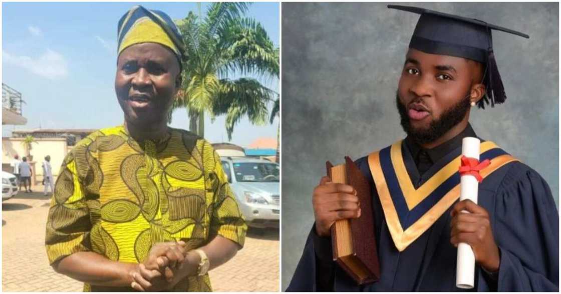 Yoruba actor Okunnu and his son Yoruba actor Okunnu and his son