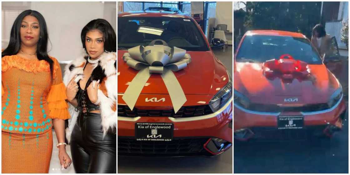 Actress Regina Askia surprises daughter with new car in emotional video Actress Regina Askia surprises daughter with new car in emotional video
