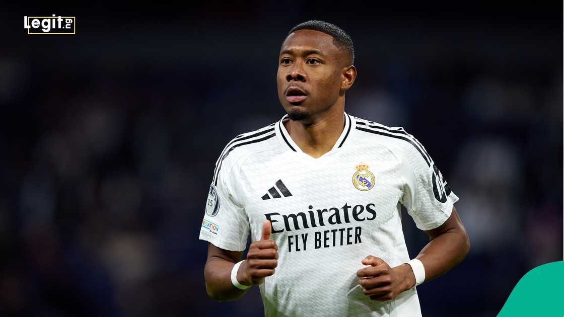 David Alaba, Real Madrid, UEFA Champions League, Arsenal, Spain. David Alaba, Real Madrid, UEFA Champions League, Arsenal, Spain.
