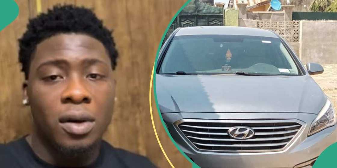 Hypeman Money Gee and his car Hypeman Money Gee and his car