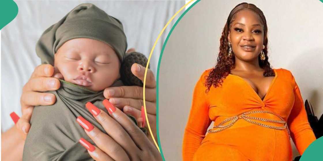 Uche Ogbodo's newborn Uche Ogbodo's newborn