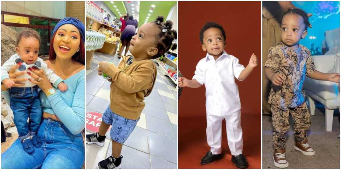 Regina Daniels' son Munir Regina Daniels' son Munir