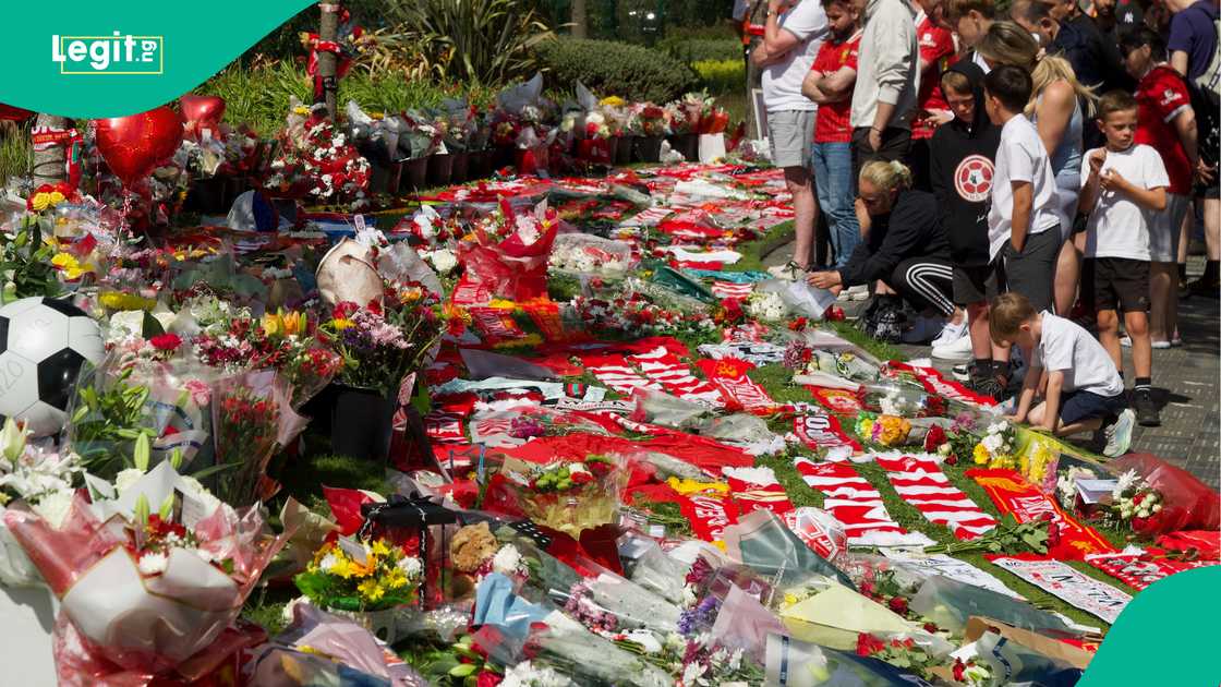 Diogo Jota, Andre Silva, Anfield, Liverpool, England. Diogo Jota, Andre Silva, Anfield, Liverpool, England.