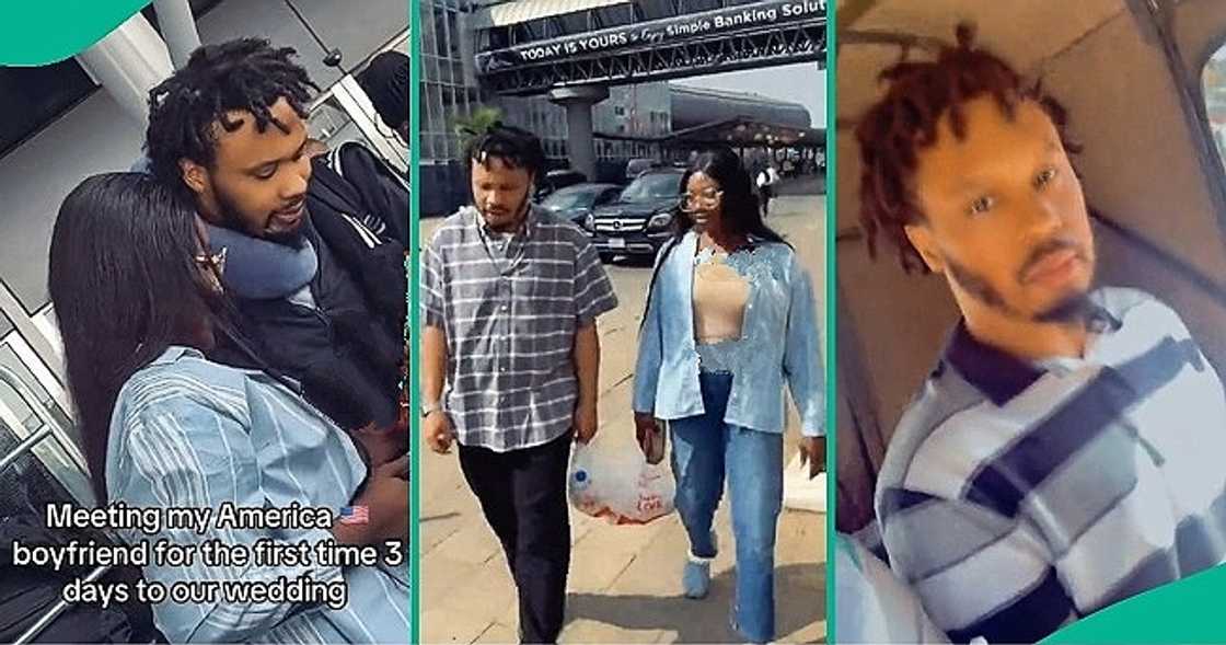 Lady finally meets oyinbo lover Lady finally meets oyinbo lover