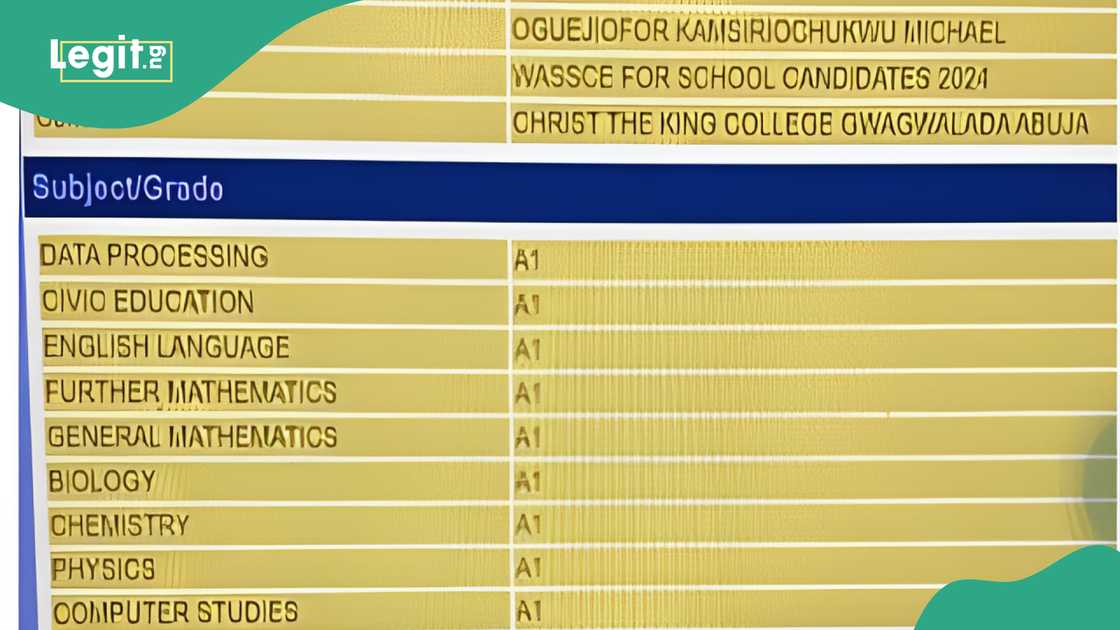 Young boy scores A1 in all WASSCE subjects he took