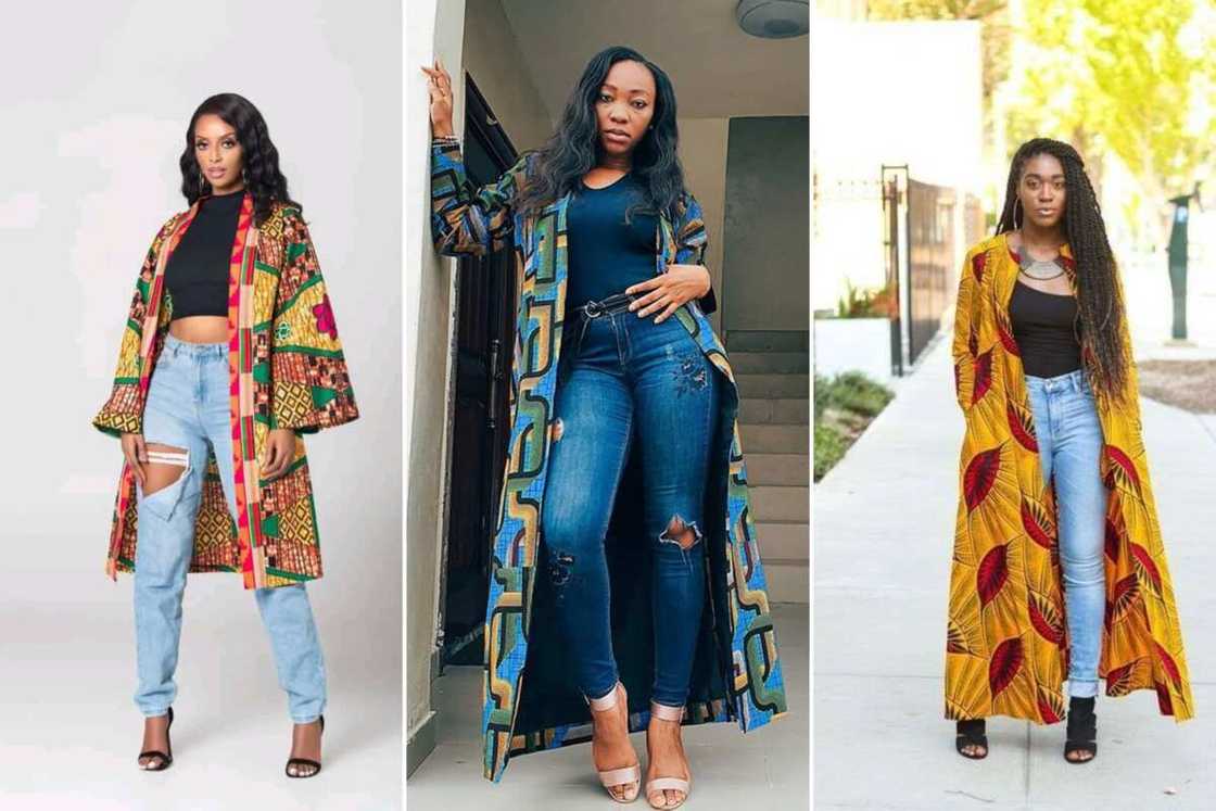 trending ankara kimono styles