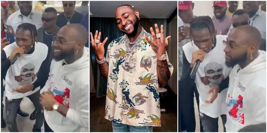 Davido and King Brizy, Davido happy, Davido and King Brizy