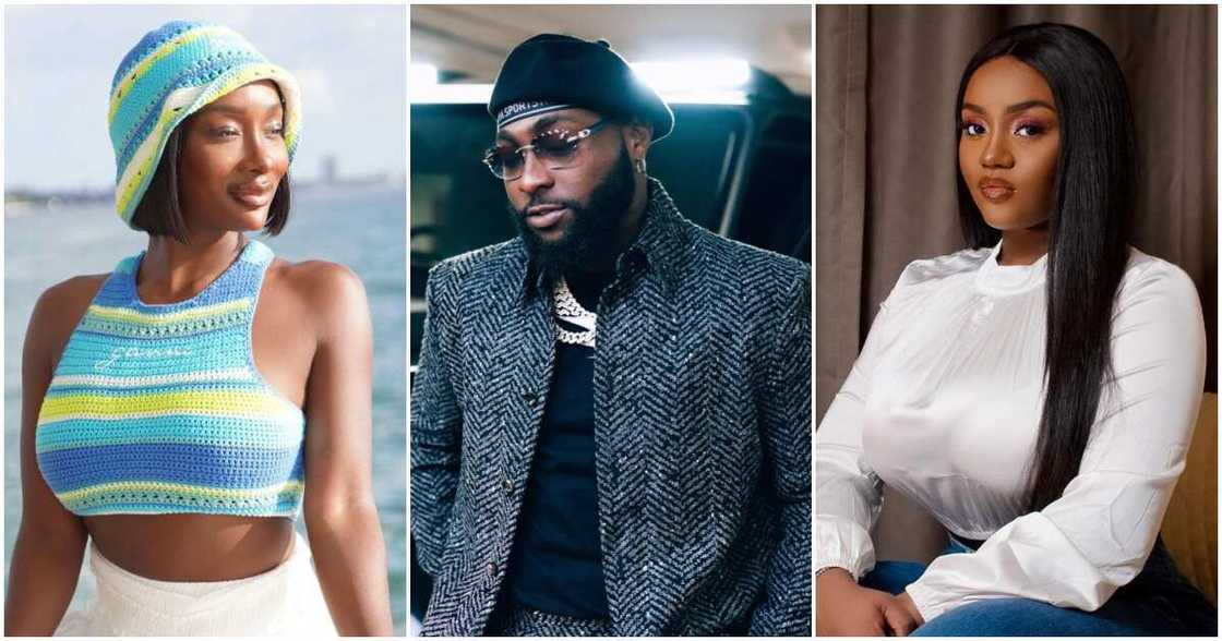 Davido's pregnant US side chick, Anita, Chioma