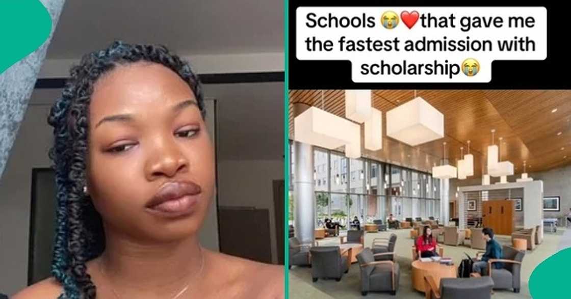Lady mentions eight schools that offered her admission and scholarship in US, UK Lady mentions eight schools that offered her admission and scholarship in US, UK