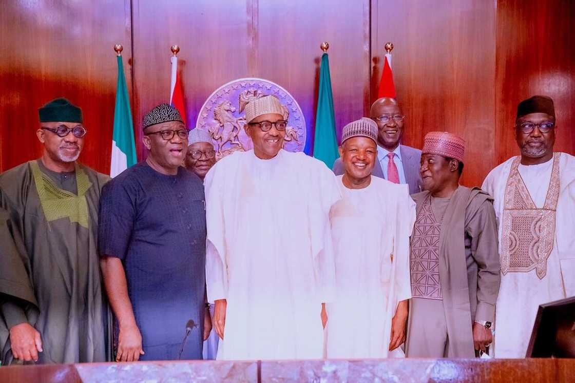 Buhari da Gwamnonin APC