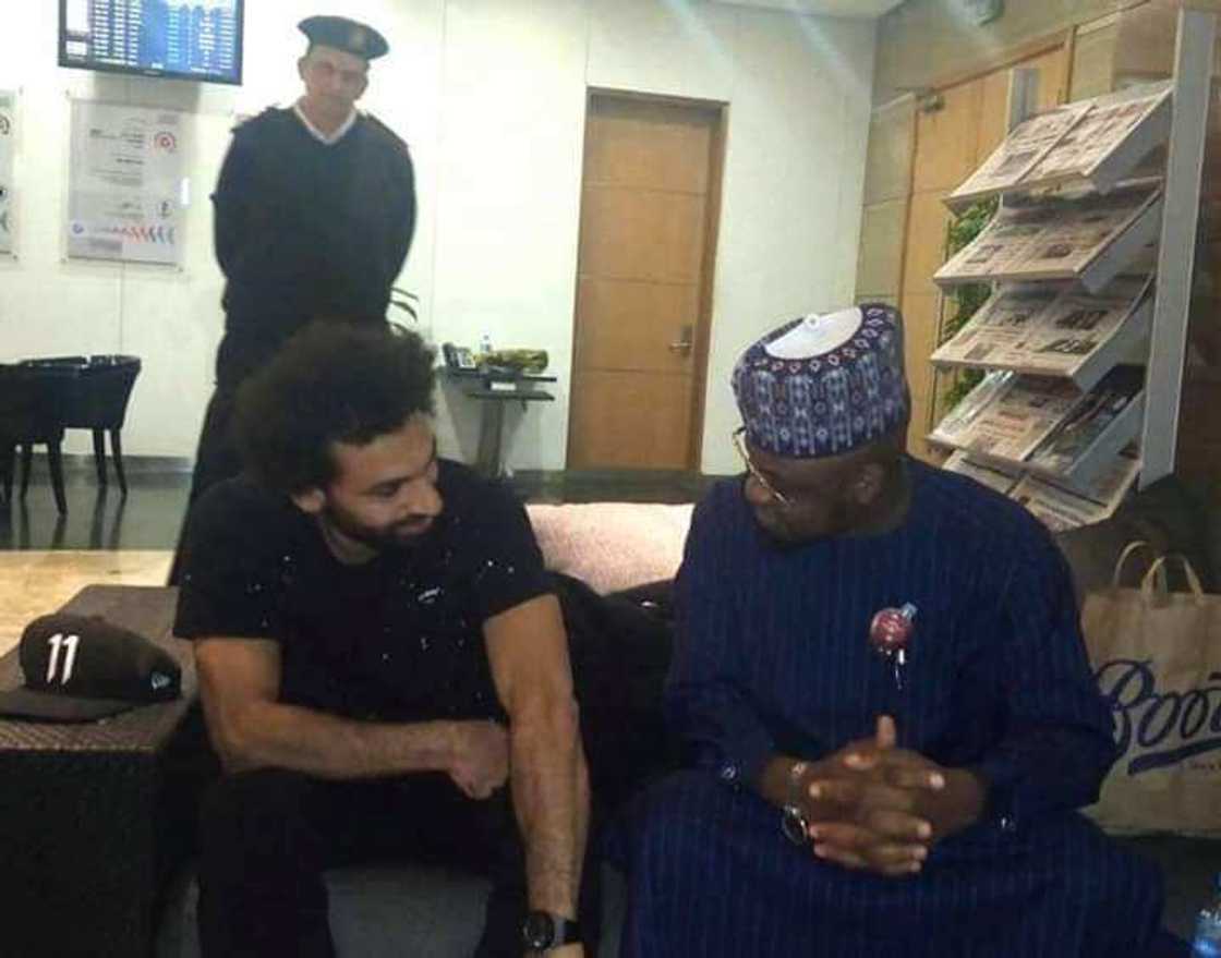 Mo Salah ya karbi bakuncin Dr. Isa Pantami a filin tashin jirage Masar Mo Salah ya karbi bakuncin Dr. Isa Pantami a filin tashin jirage Masar