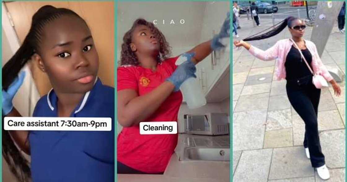 Lady shares toughs jobs she has done in UK including cleaning, care giving