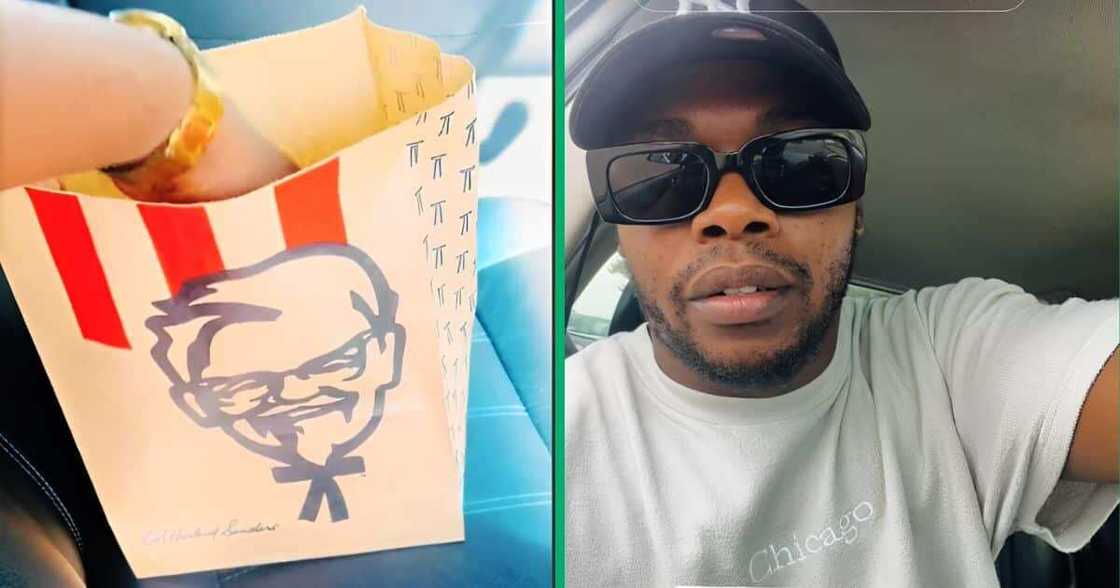 Man hides iPhone in KFC bag for his girlfriend Man hides iPhone in KFC bag for his girlfriend