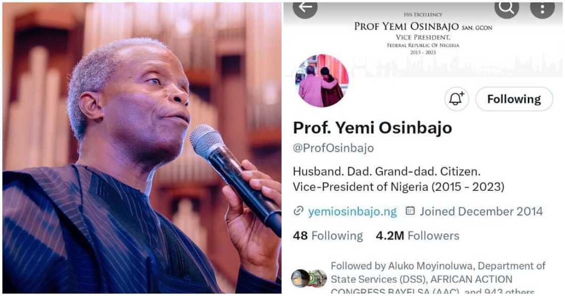 Osinbajo/Twitter/Verification tag Osinbajo/Twitter/Verification tag