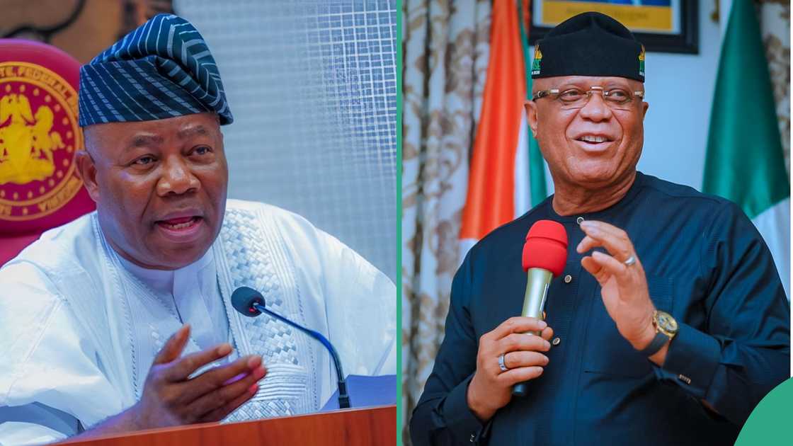 Senator Godswill Akpabio's aide is under fire for congratulating Governor Umo Eno of Akwa Ibom state over the death of his wife. Senator Godswill Akpabio's aide is under fire for congratulating Governor Umo Eno of Akwa Ibom state over the death of his wife.