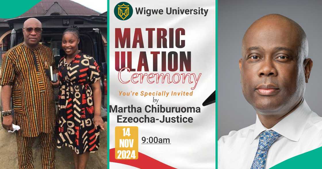 Man invites people to daughter's Wigwe University matriculation ceremony