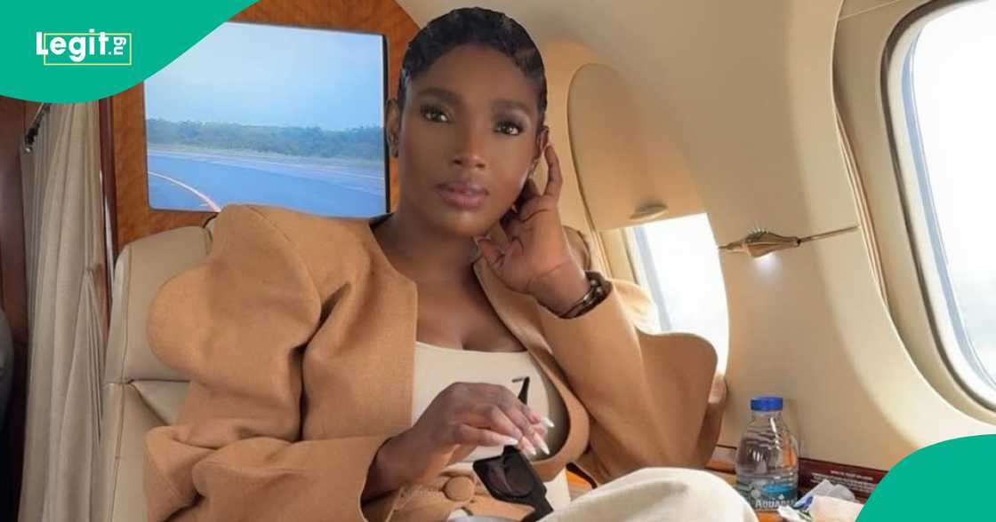 Annie Idibia gets bashed as her little daughters wear makeup. Annie Idibia gets bashed as her little daughters wear makeup.