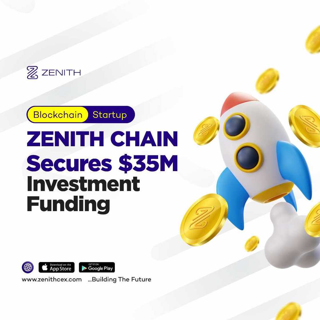 Blockchain Startup Zenith Chain Secures $35m Investment Funding Blockchain Startup Zenith Chain Secures $35m Investment Funding