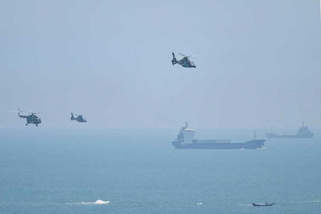 China kicked off some of its largest ever military drills around Taiwan Thursday China kicked off some of its largest ever military drills around Taiwan Thursday