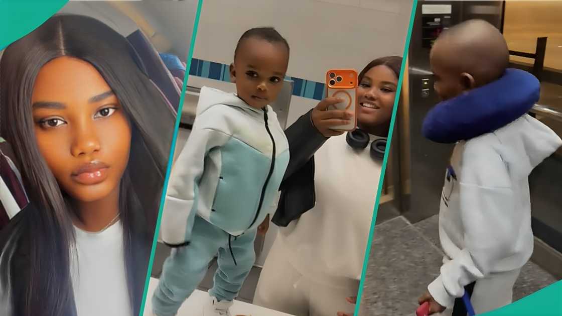 A Nigerian mother shared footage of her heartfelt reunion with her two young children following a separation of more than three months while she and her husband were in the UK. A Nigerian mother shared footage of her heartfelt reunion with her two young children following a separation of more than three months while she and her husband were in the UK.