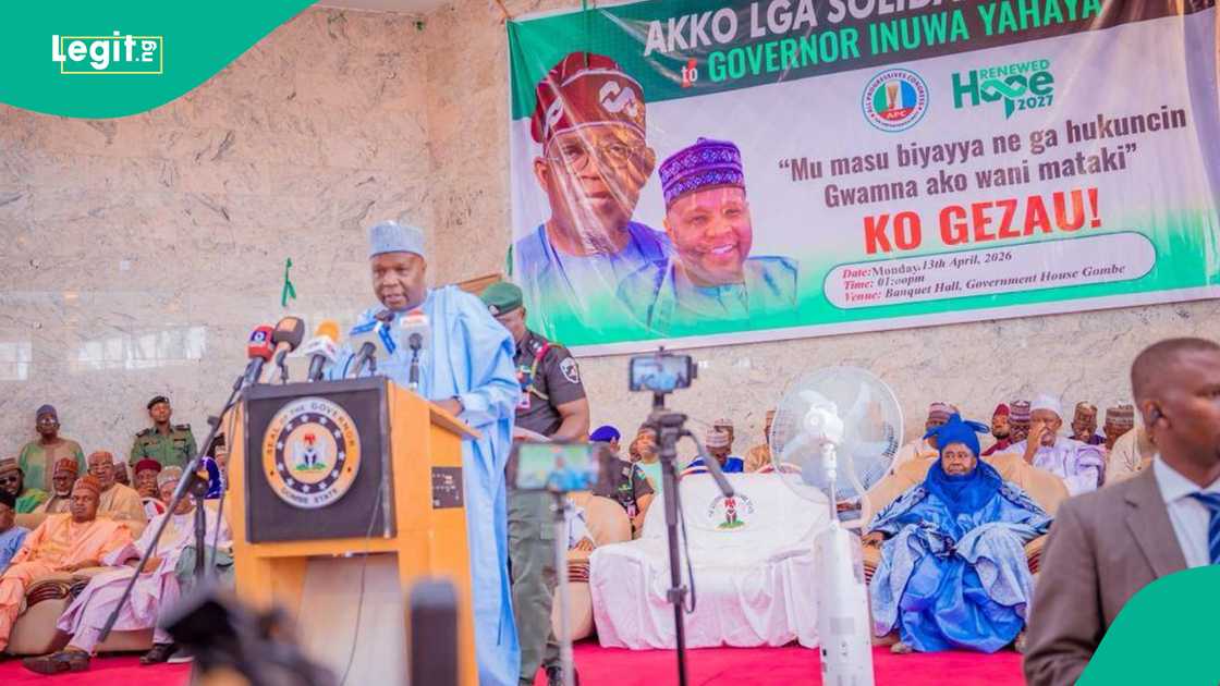 Gwamna Inuwa Yahaya a Gombe