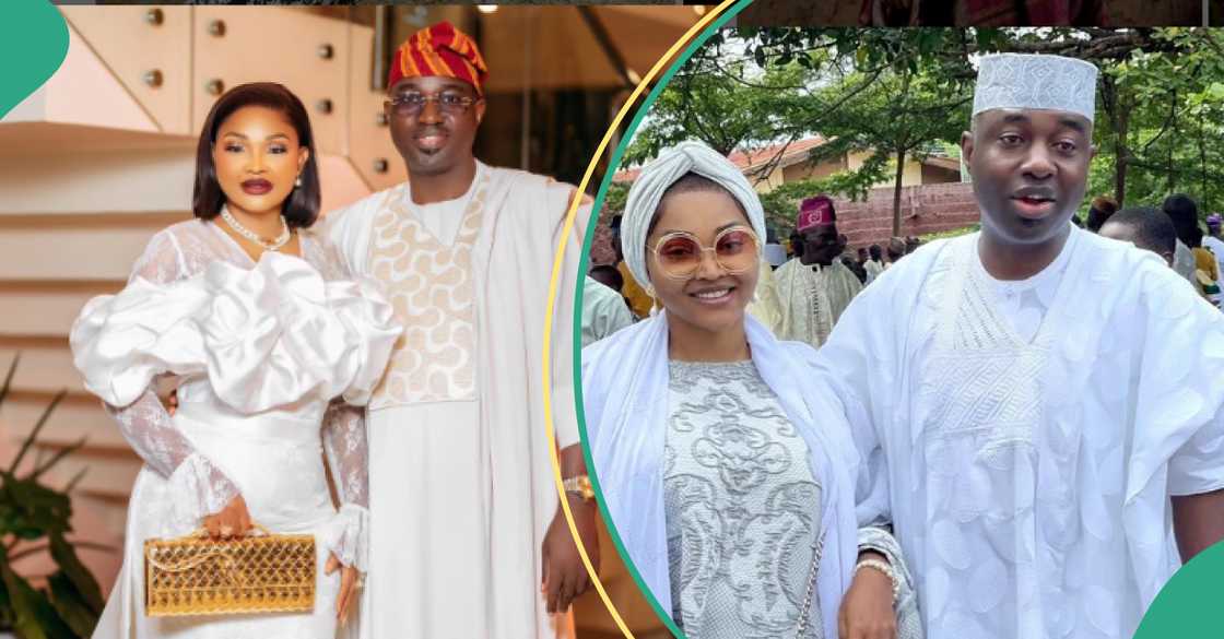 Nigerian actress Mercy Aigbe and her husband Kazim