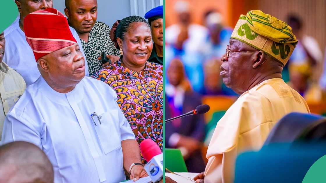 Governor Ademola Adeleke of Osun has denied making any negative remark about President Bola Tinubu