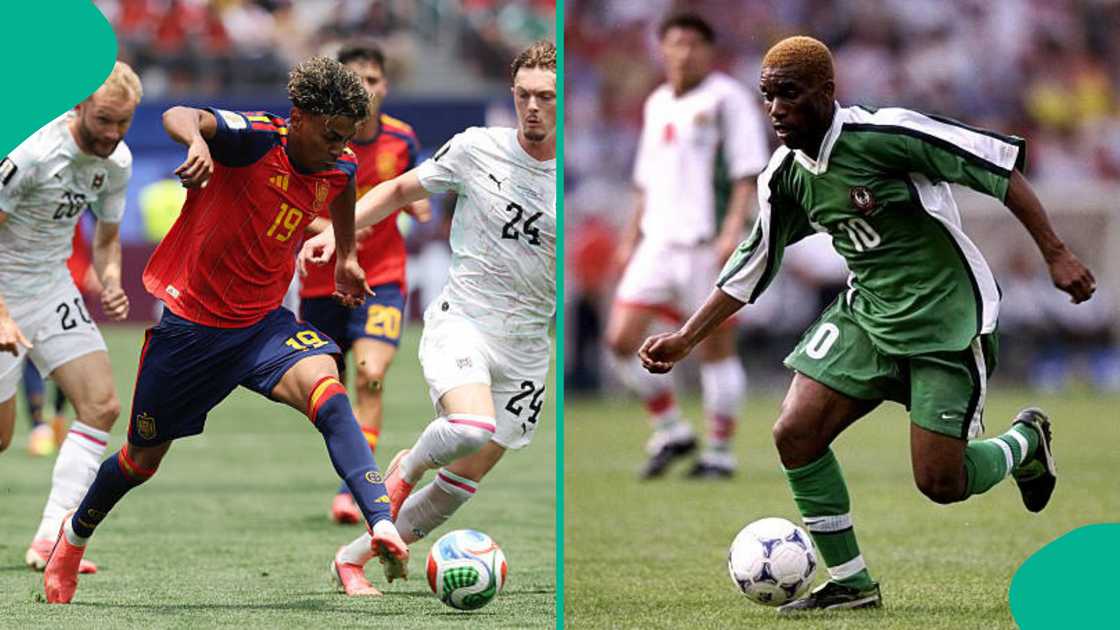 Lamine Yamal, Jay-Jay Okocha, Spain, Nigeria, FIFA, World Cup